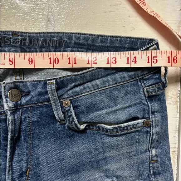 Citizens of Humanity Low Rise Straight Leg Jeans Women’s Size 30 Blue Denim - Picture 2 of 8